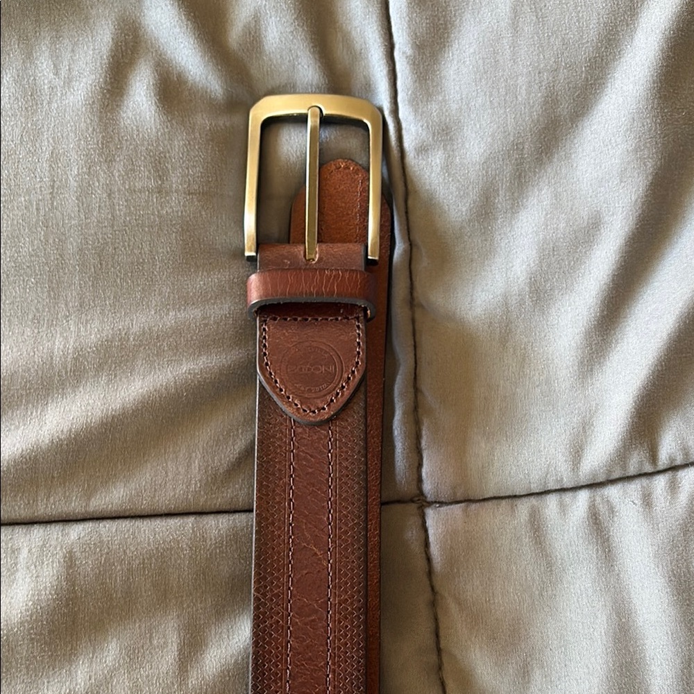 Men's Brown Leather Belt
